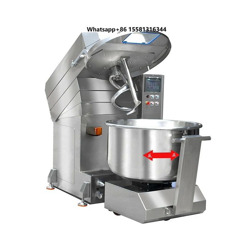 Commercial Bakery Dough Mixer Machine Large 150L 150KG Spiral Dough Mixing Kneading Machine Pizza Bread Dough Maker