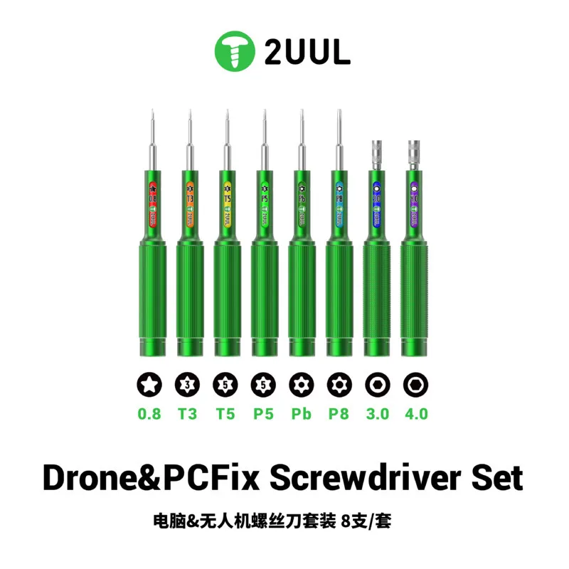 2uul-sd95-drone-pcfix-screwdriver-set-8in1-08-t3-t5-p5-pb-p8-30-40-forphones-tablets-laptops-drones-disassembly-repair-tools