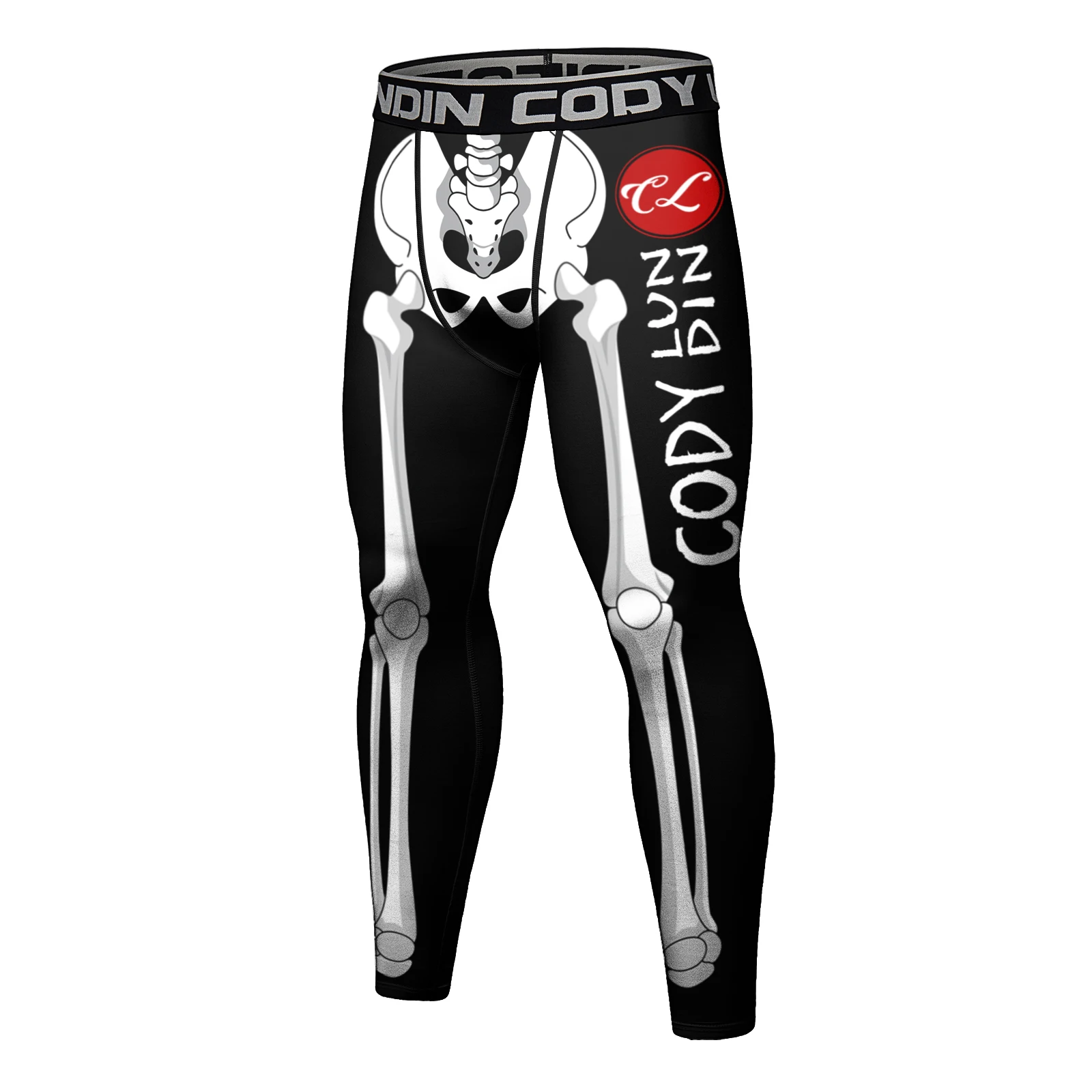 Cody Lundin Custom Men Breathable Quick Dry Activewear Fitness Running Training Workout Gym Leggings Compression tights Pants