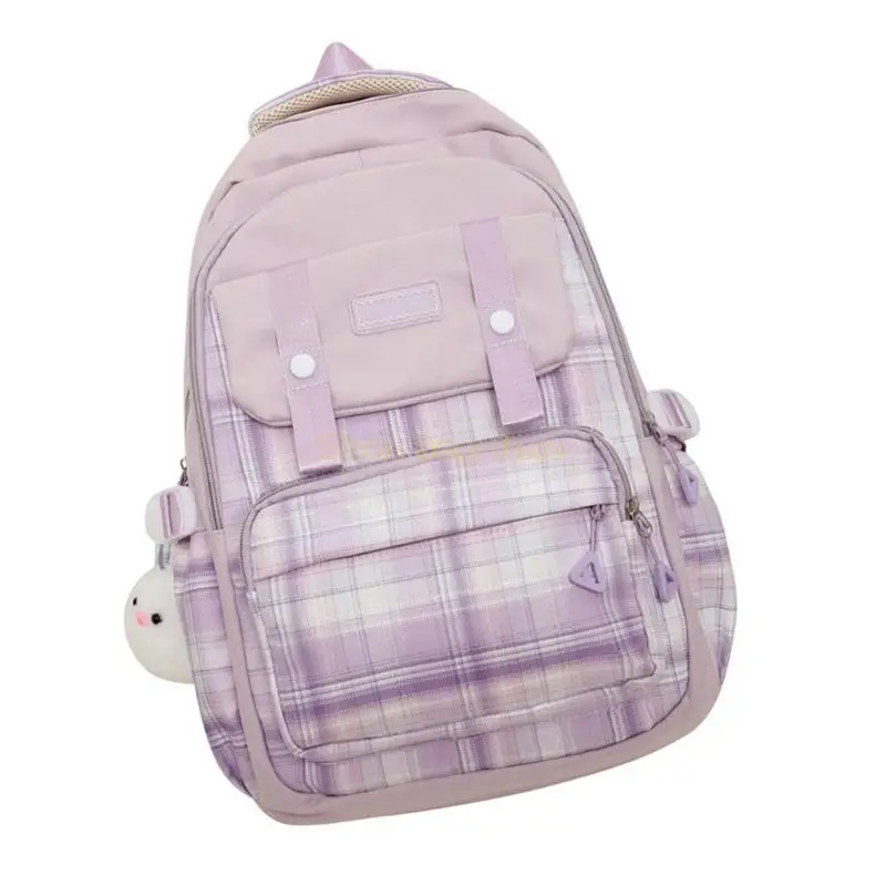 X90D Trendy Backpack Students School School School Rucksack Daypacks capacidade