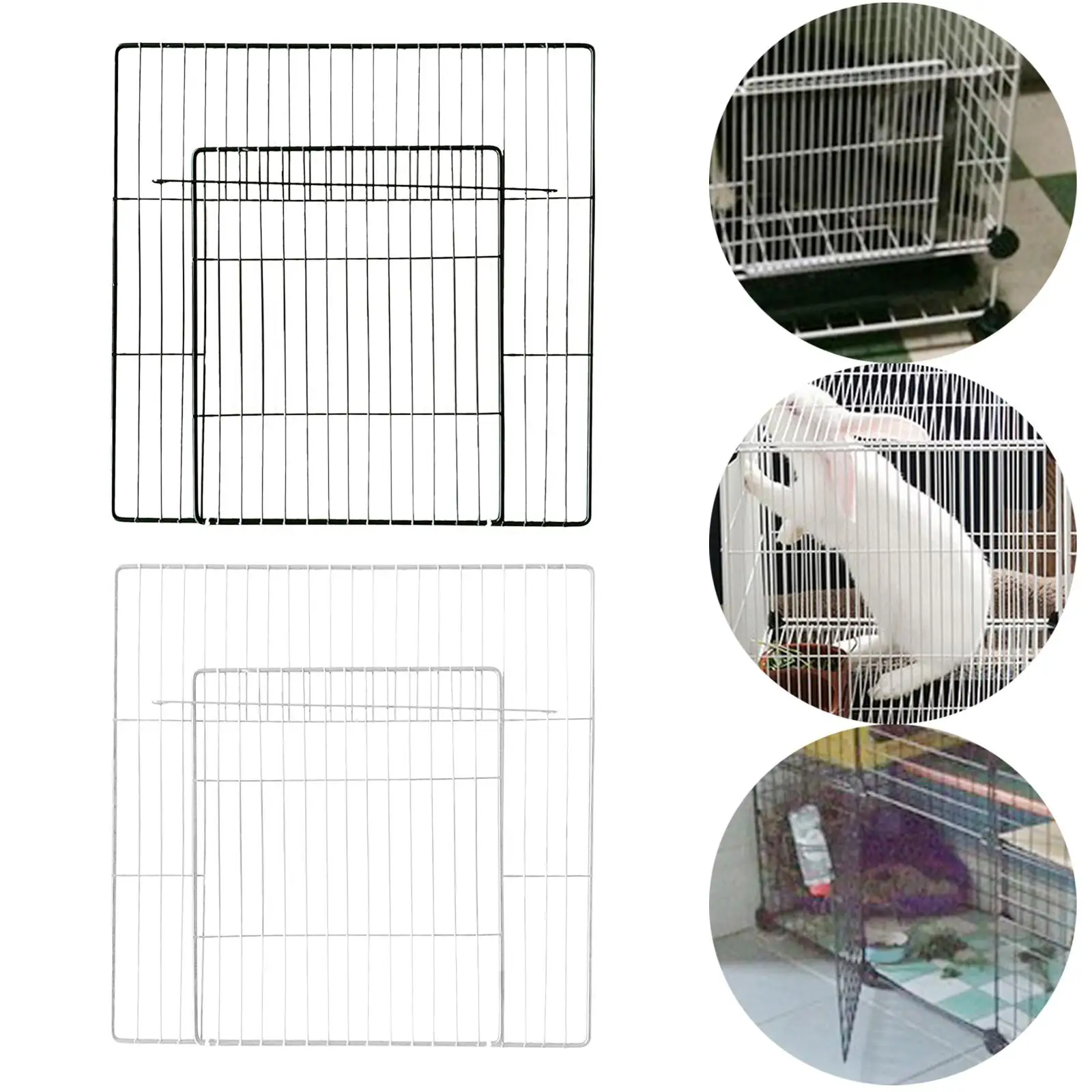 Portable Pet Playpen Door Cage Metal Wire Puppy Indoor Small