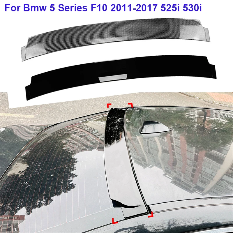 

Glossy black Car Tail Tailgate Spoilers For Bmw 5 Series F10 2011 - 2017 525i 530i Rear Roof Trunk top Spoiler Wing Lip