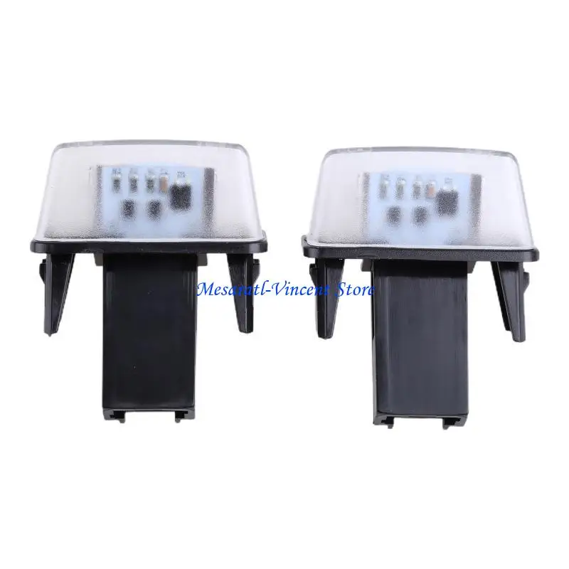 A70F 2Pcs/set 18 LED License Number Plate Lights Lamp For 206 207 307 308 406