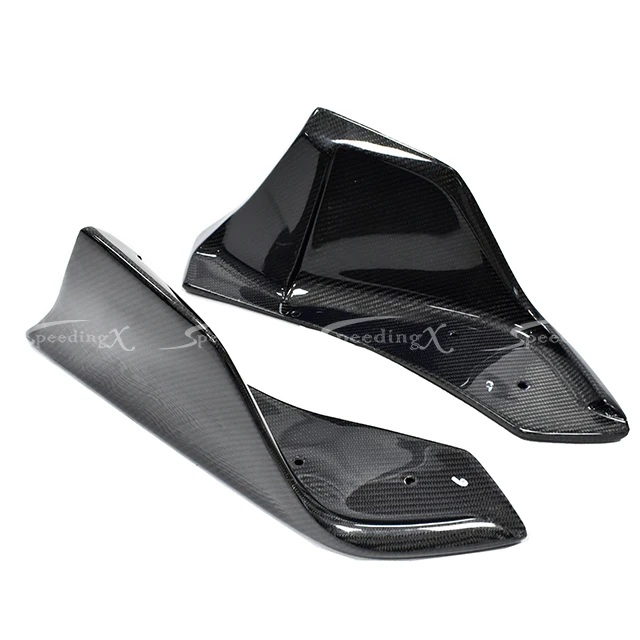 

CUSTOMIZE CARBON FIBER REAR BUMPER CANARD for 2020 SUPRA A90 BODY KIT
