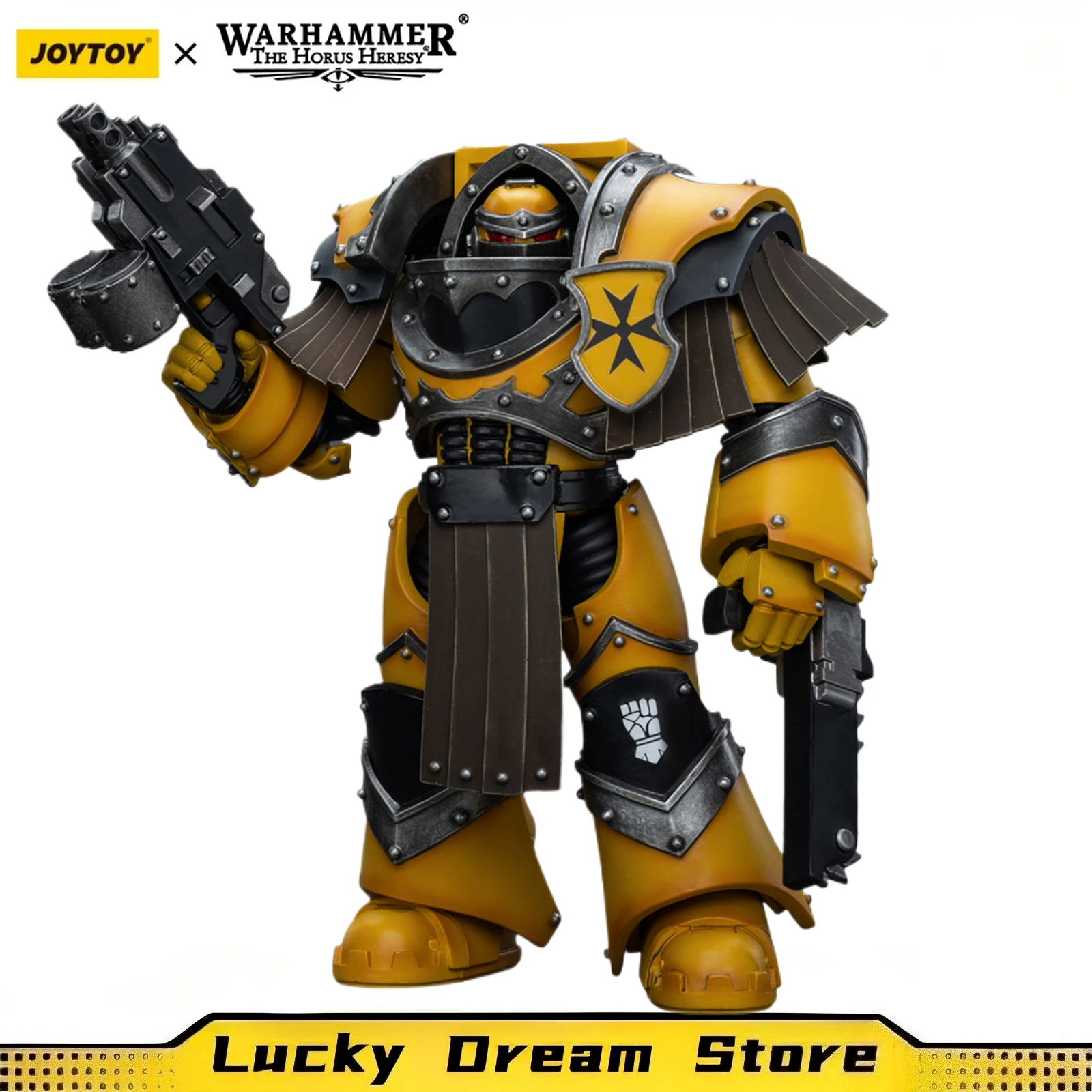 

【JOYTOY】Warhammer 40K The Horus Heresy Imperial Fists Legion Cataphractii Terminator Squad Legion Cataphractii with Chainfist