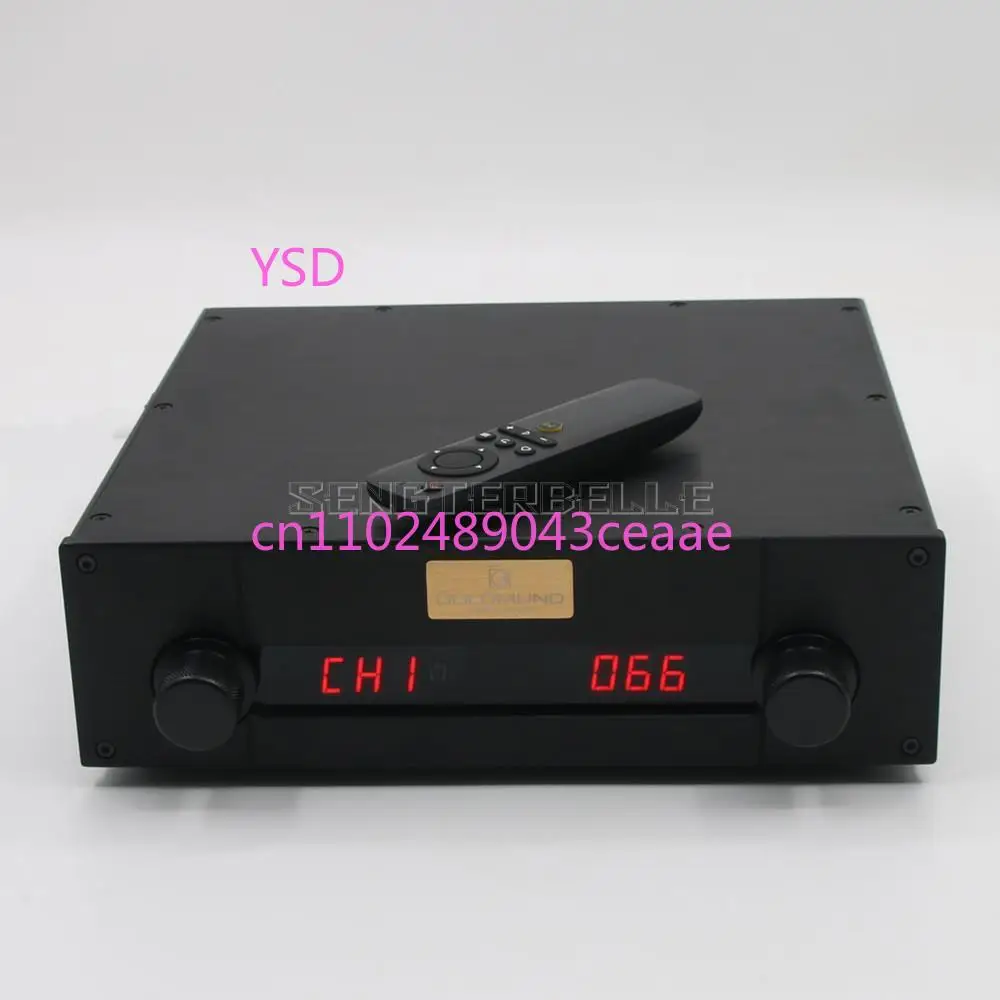HIFI 12AX7 ECC83 Tube Remote Audio Preamp With Display Reference Marantz 7 (M7) Circuit