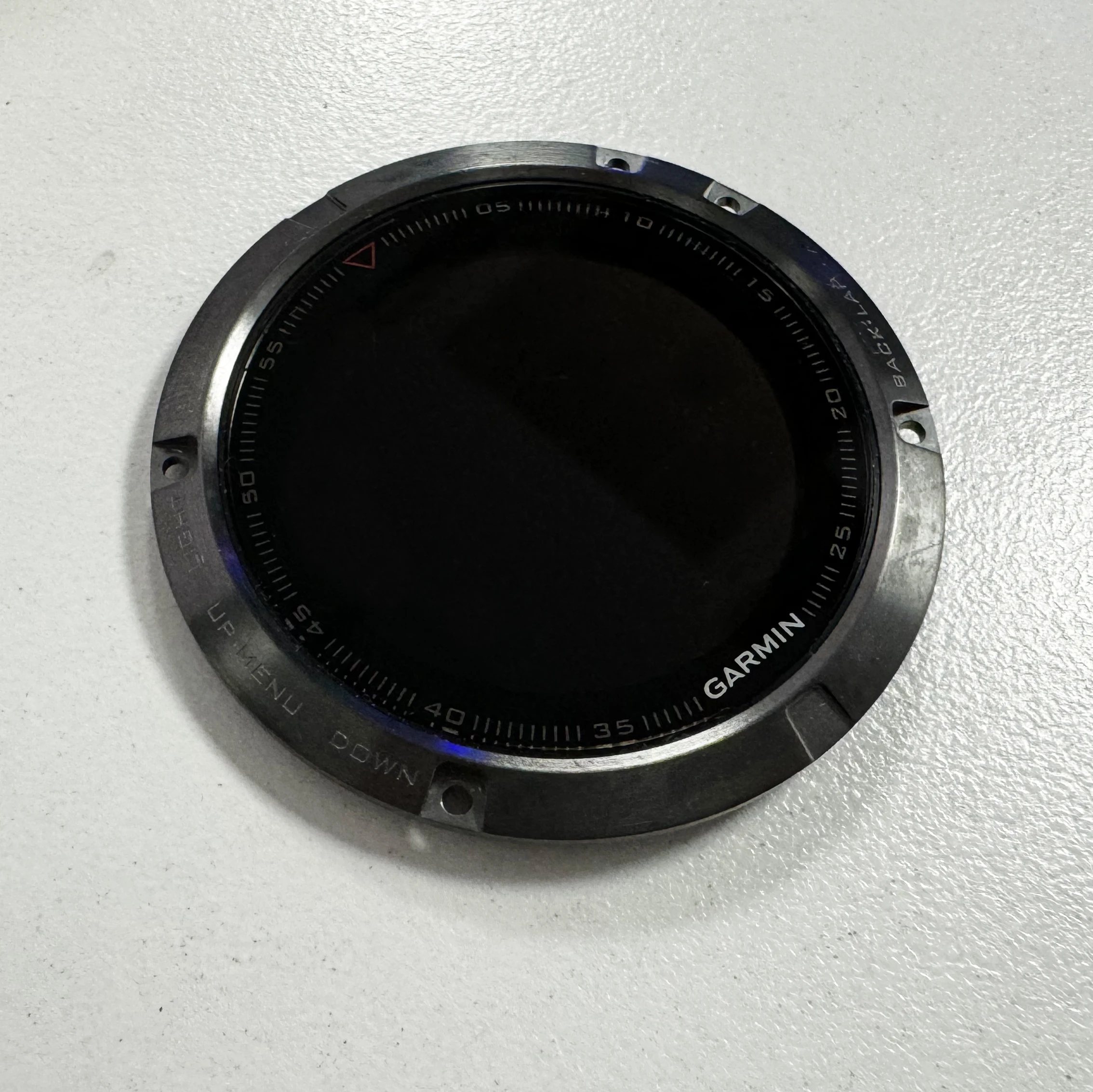 Imagem -01 - Tela Lcd para Garmin Fenix Tela Safira com Moldura Peças de Reposição Cinza Fenix5 tela lcd para garmin fenix tela safira com moldura pecas de reposicao cinza fenix5 01