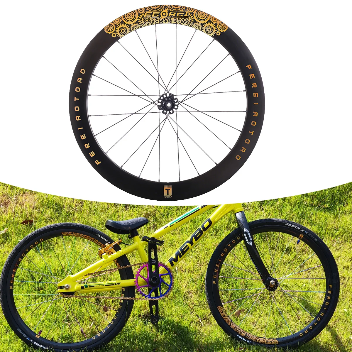 

Ferei T-Series 50mm/60mm Carbon 700c Road Wheelset Tubeless Disc Brake Lightweight Ceramic Bearings For Endurance Road Racing