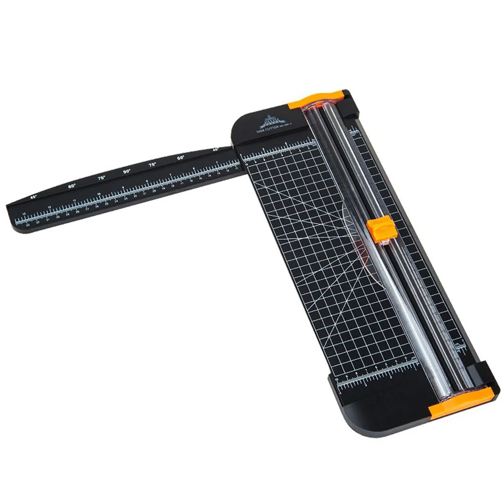 12 Inch A4 Paper Cutter Trimmer Black-Orange with Multi-function *Automatic Security Safeguard When Cutting*