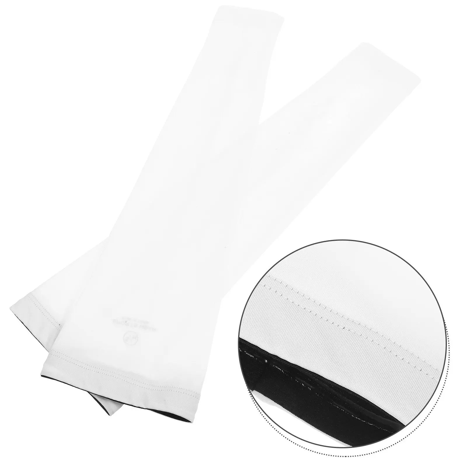 

2Pcs Uv Protection Arm Sleeves Anti Slip Silicone Elastic Quick Dry Cooling Long Sleeves Outdoor Riding Cycling Skin Cover