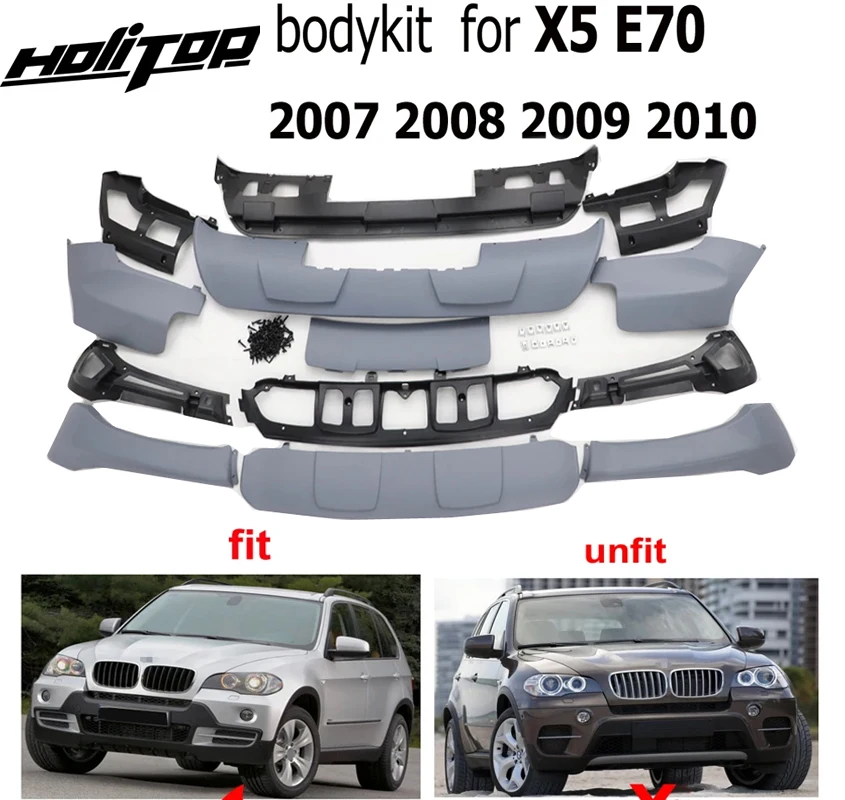 HOT body kit bodykit skid plate bumper for BMW X5  E70 2007 2008 2009 2010,brand new ABS,ISO9001 quality,promotion price 7 days