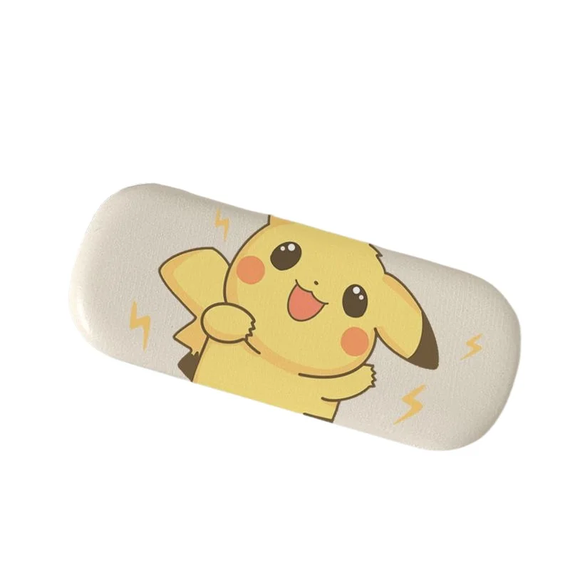 Pokémon Pikachu Óculos Casos para Mulheres, Kawaii Cartoon Óculos Case, Capa Protetora Portátil, Óculos de Sol para Estudantes