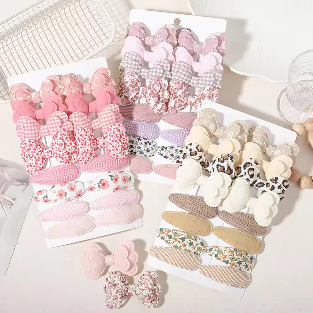 

16pcs Girl Bow Hair Clips Cute Candy Color New Year New Style BB Clips Bowknot Kid Hairpins Barrettes Baby Hair Accessories Gift
