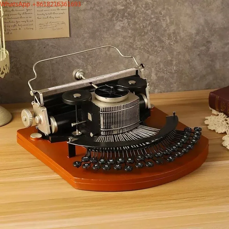 Limited Offer European Retro Old-fashioned Typewriter Ornament Indoor Desktop Decoration Props