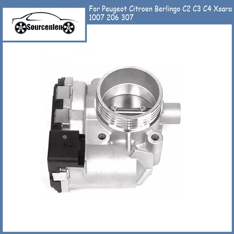 

New Throttle Body for Citroen Berlingo C2 C3 C4 Xsara Peugeot 1007 206 307 163669 0280750539
