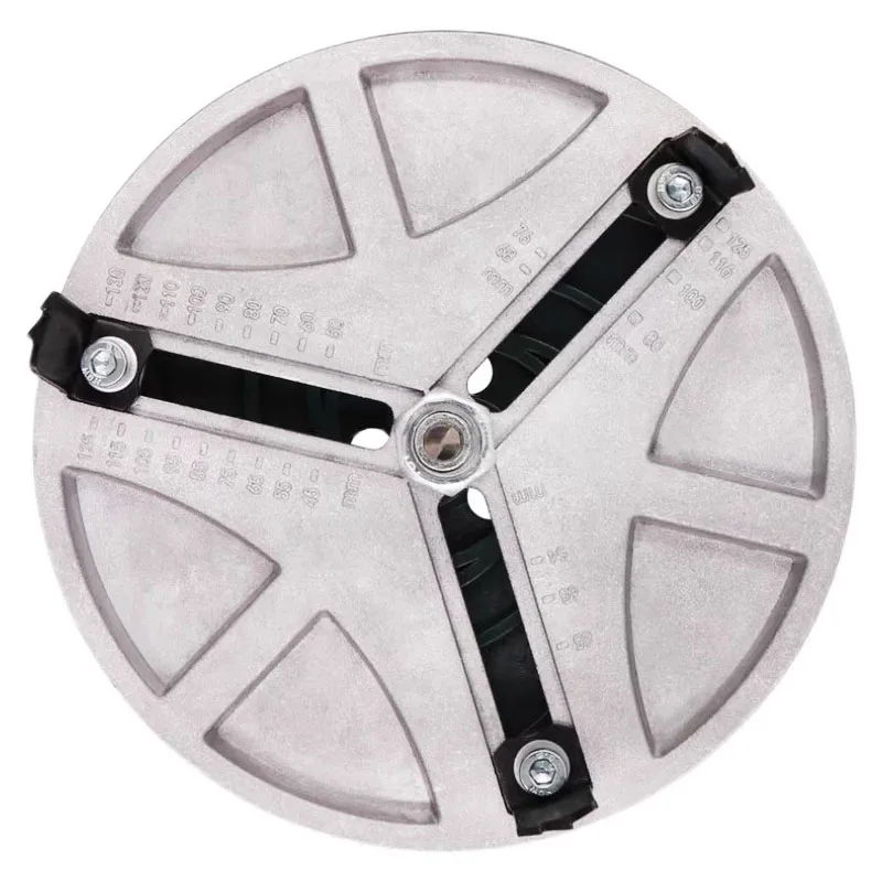 

45-130MM Woodworking Plastic Spotlight Punching Gypsum Board Aluminum Plate General Tool DIY Adjustable Hole Opener Reamer