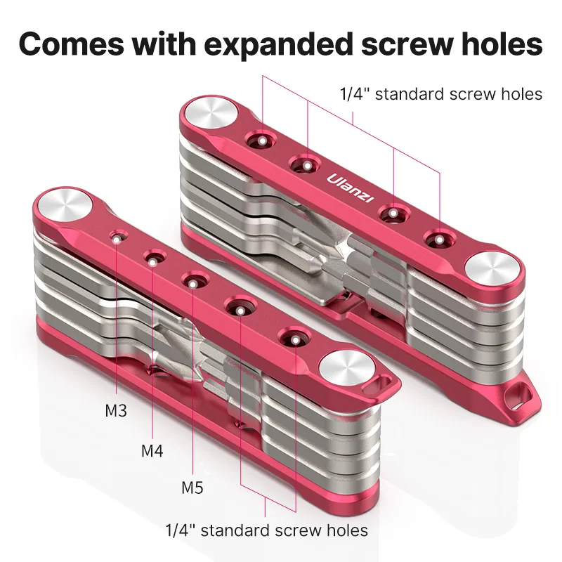 Ulanzi 9 in 1 Universal DSLR Camera Rig Folding Tool Set With Screwdrivers And Wrenches with 9 Functional Tools