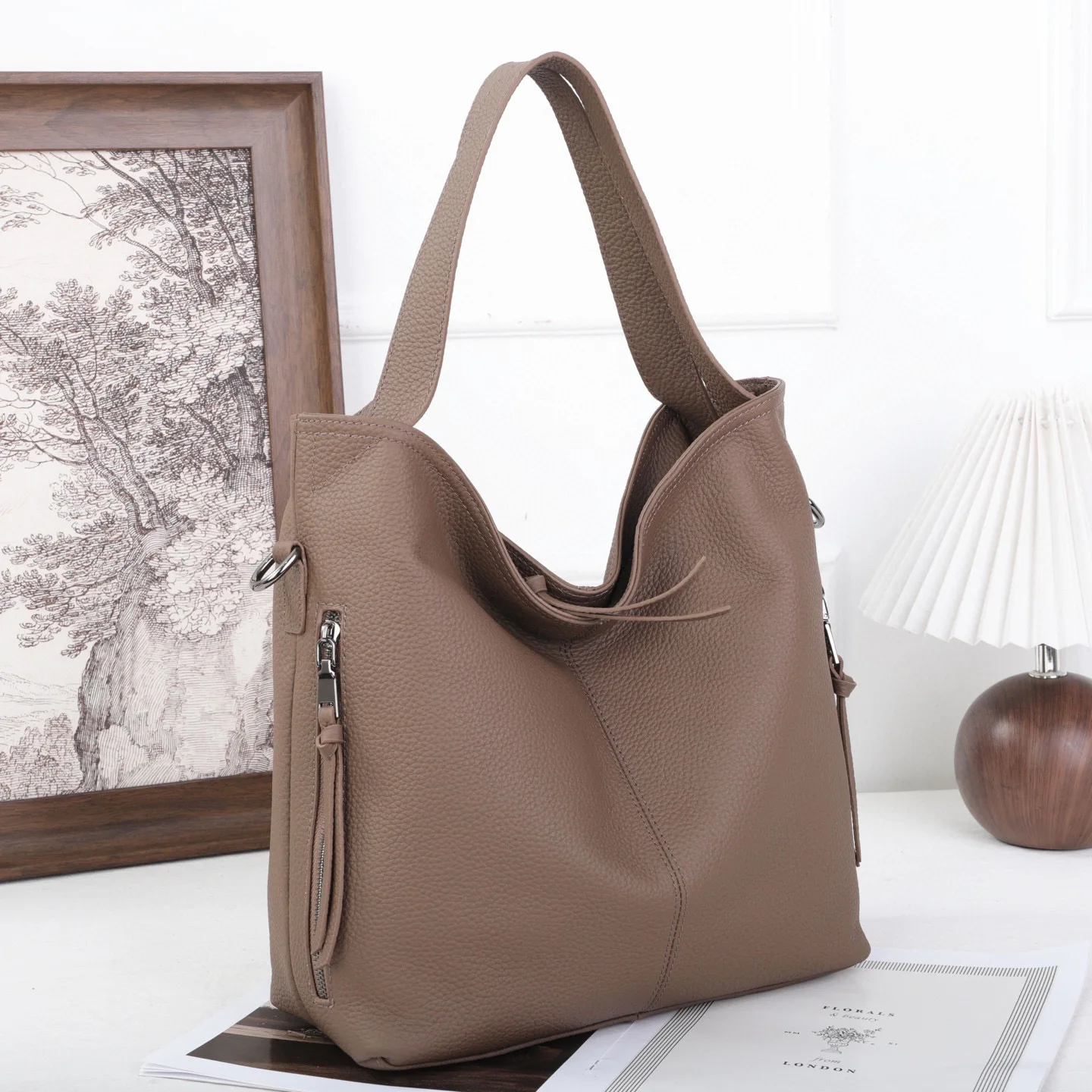 

Женская большая сумка через плечо из натуральной коровьей кожи, роскошная дизайнерская брендовая женская модная сумка для женщин, новинка