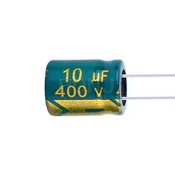 10-20PCS 10uf400V aluminum electrolytic capacitor size 8x12mm 400V 10uf 20%