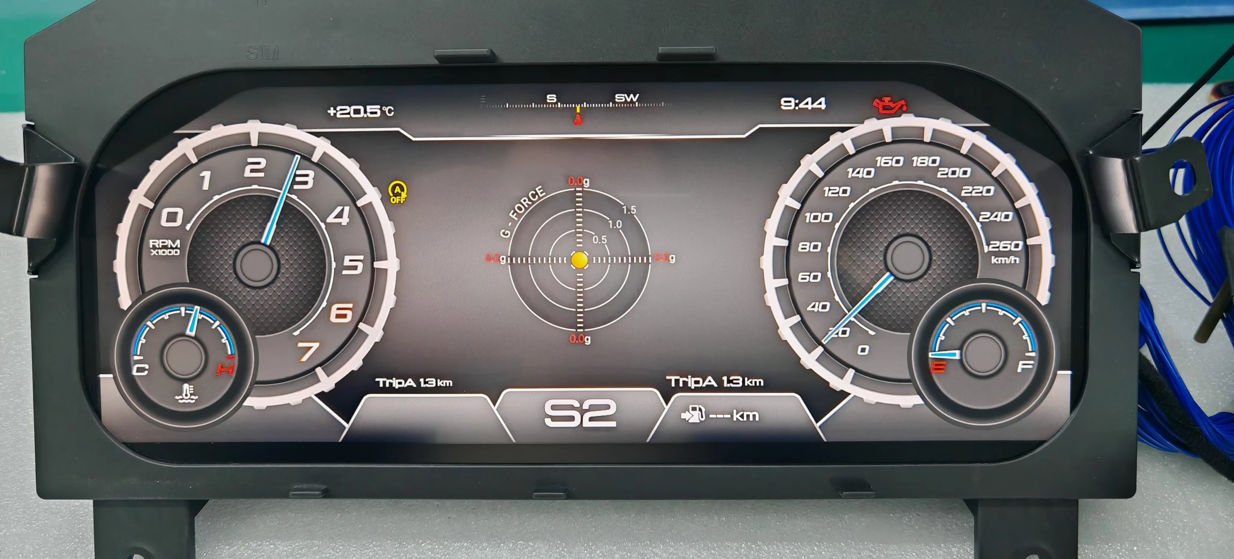 

Car LCD Instrument For Toyota for Prado 2010-2023 Cluster Display Digital Speedometers Dashboard Virtual Cockpit Panel