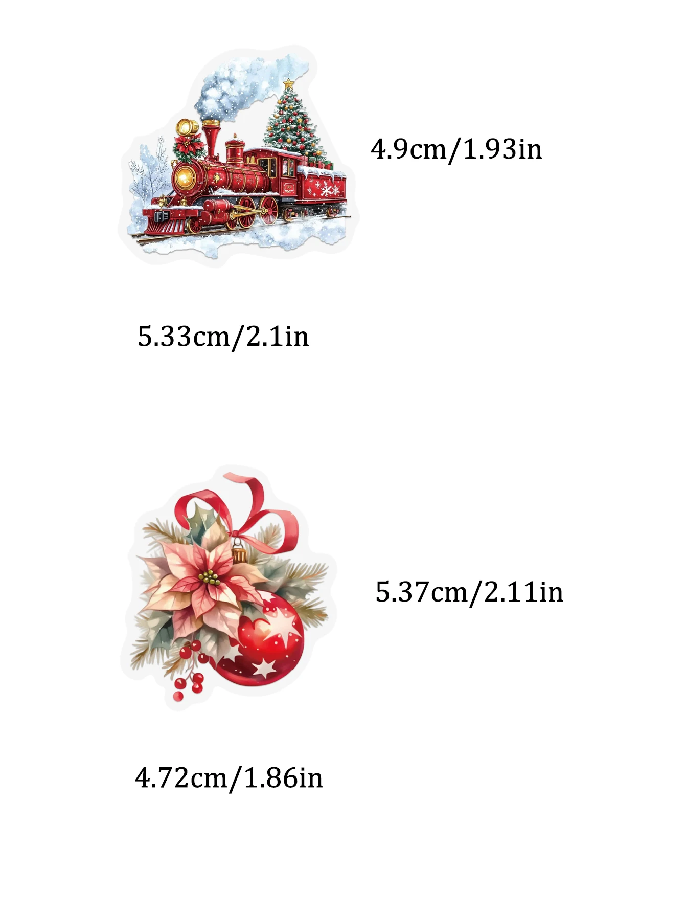 100 قطعة عيد الميلاد خمر PET ملصق جرس سانتا كلو ثلج الرنة شجرة عيد الميلاد هدية صندوق صندوق أدوات مكتب الزخرفية ملصق مائي