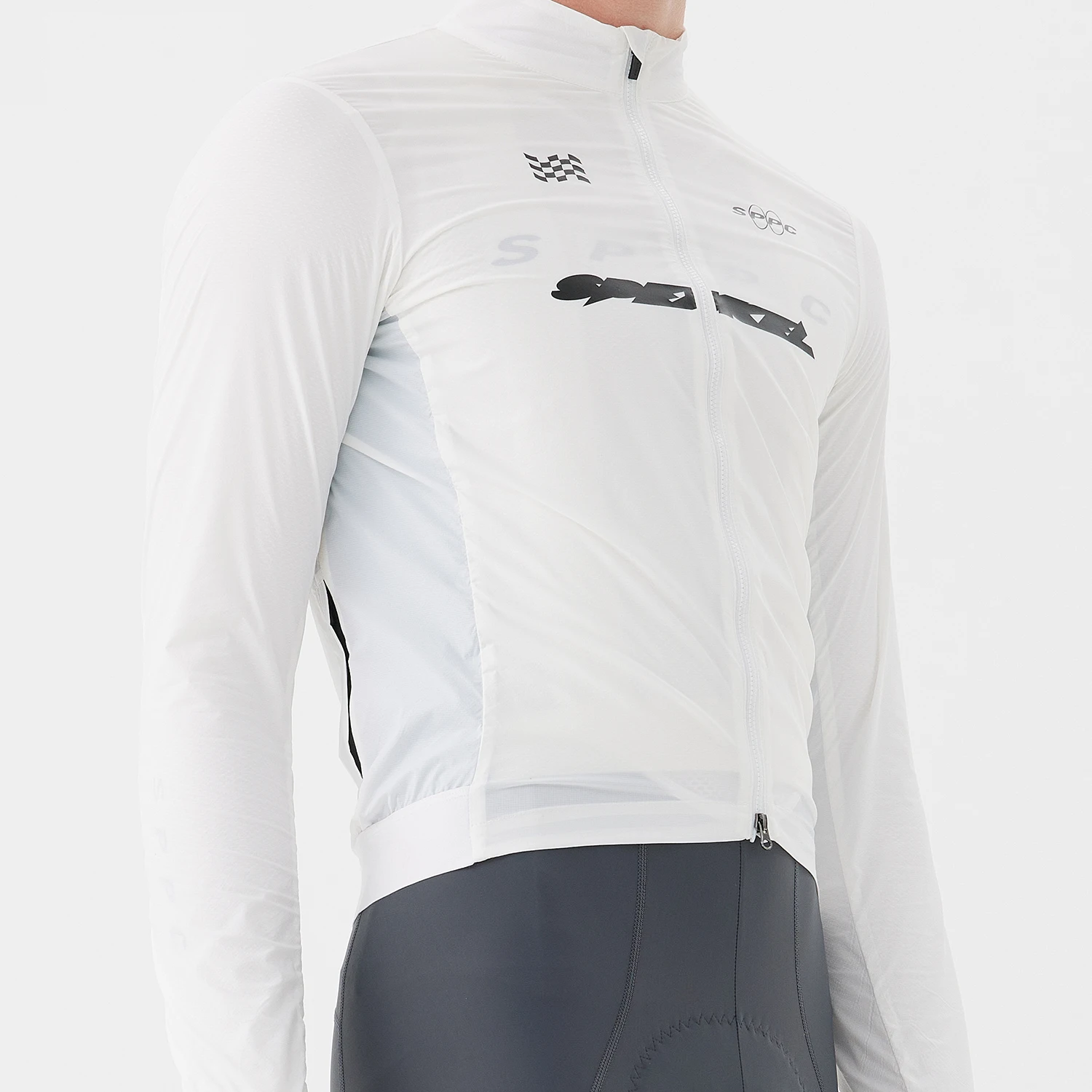 سترة SPEXCEL 26 للموسم الجديد PRO خفيفة الوزن مقاومة للرياح لركوب الدراجات على الطرق MTB سترة رياح جديدة من القماش المطاطي مع جيب بسحاب #2