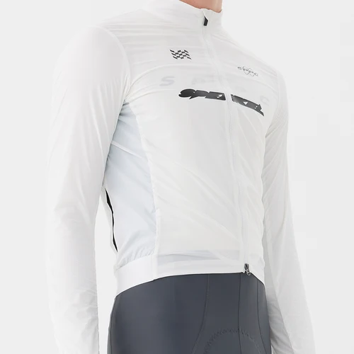 Imagen 2 del producto SPEXCEL 26 nueva temporada PRO chaqueta ligera a prueba de viento para ciclismo bicicleta de montaña de carretera chaqueta cortavientos nueva tela elástica con bolsillo con cremallera
