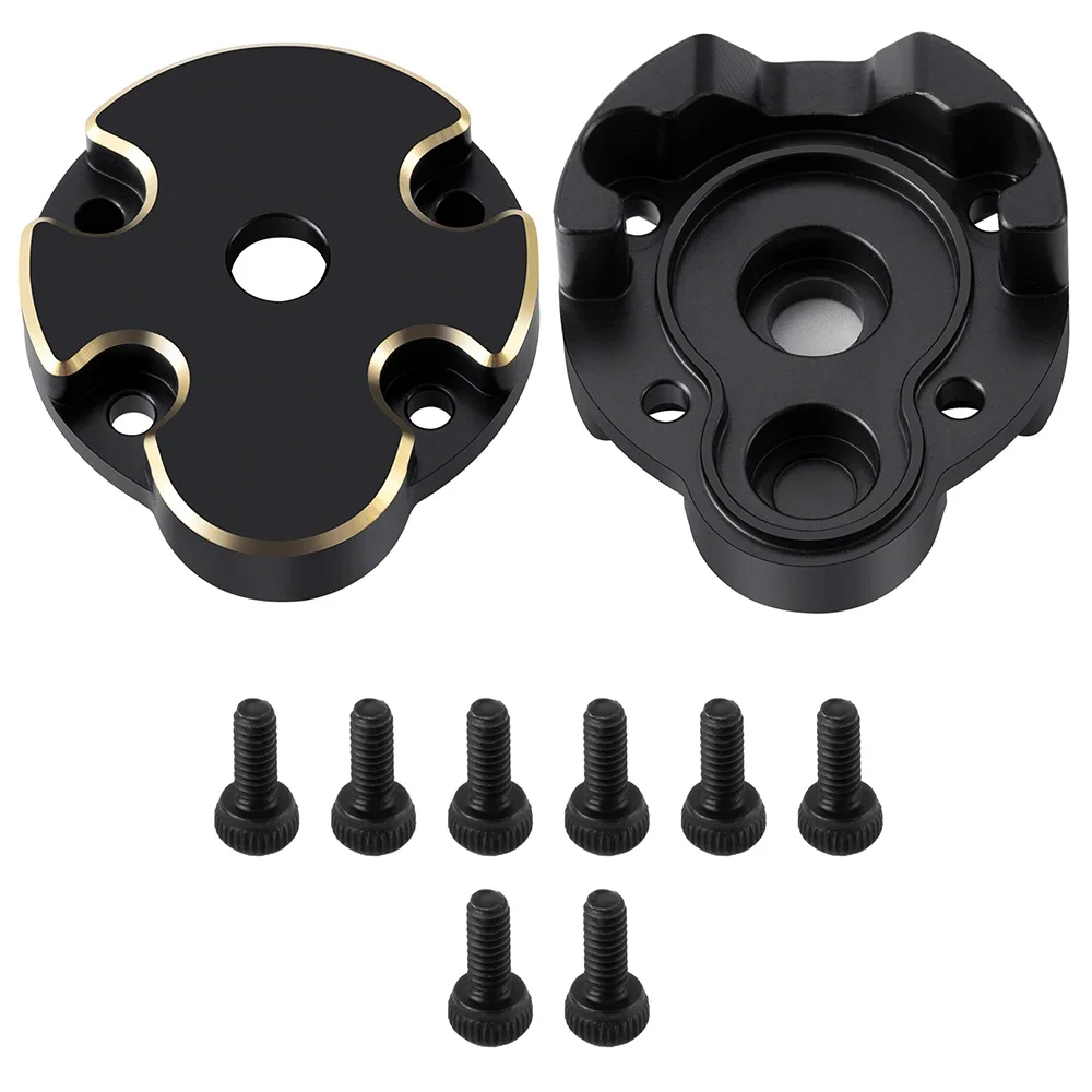 YEAHRUN غطاء المحور المعدني كأس التوجيه كتل العجلات الربط الهيكل لوحة التزلج ل 1/18 RedCat صعود أجزاء مطورة