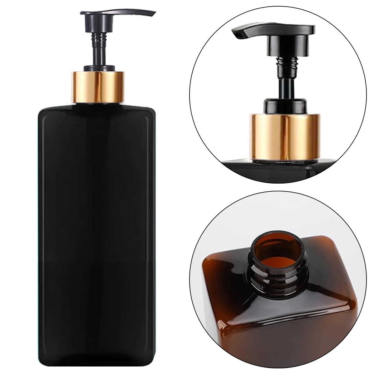 Shower Soap Dispenser Set Refillable Shampoo and Conditioner Bottle for Bathroom Kitchen Dish Soap Hand Soap Bottle