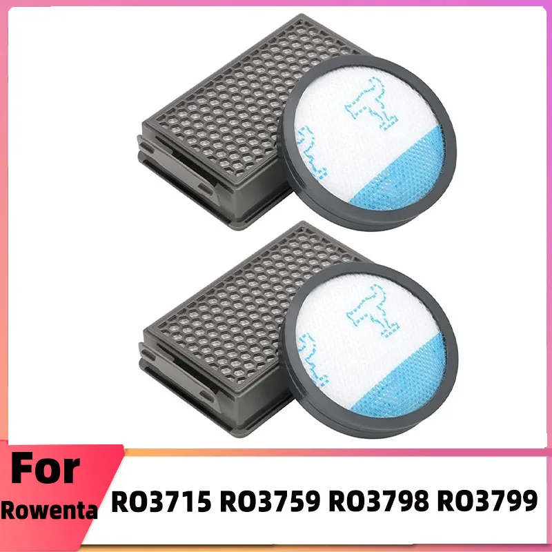 HEPA Filter for Rowenta RO3715 RO3759 RO3798 RO3799 for Moulinex for TEFAL Robot Vacuum Cleaner Accessories Replacement Kit