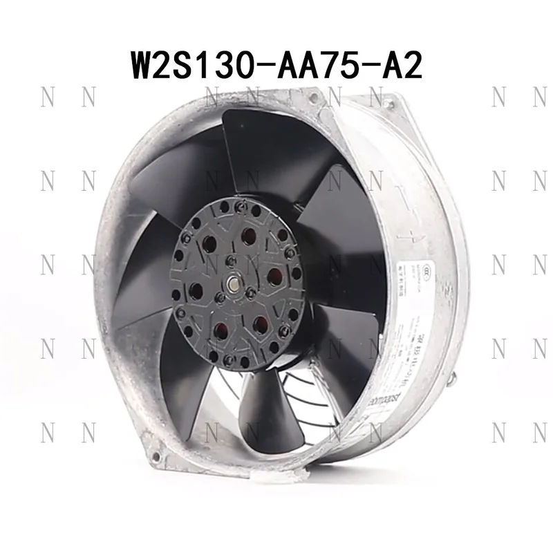 YJJ  New FOR Ebmpaps Cabinet Cooling Fan W2S130-AA75-A2 172*150*55MM 230V 50/60HZ 0.19A
