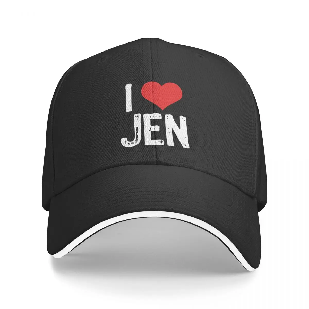 

I Love Jen Baseball Cap |-F-| Military Cap Man Sunhat Women's Beach Visor Men's