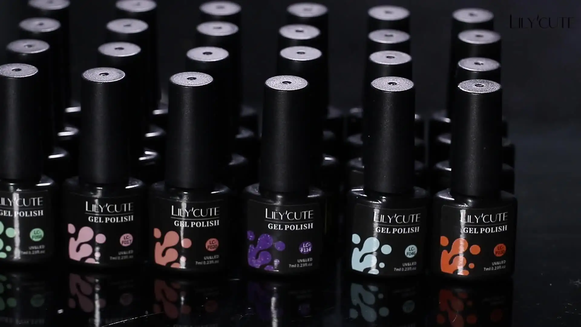 LILYCUTE 129 Colors 7ML Nail Gel Polish Nail Supplies Vernis Semi Permanent Nail Art Manicure Soak Off LED UV Gel Nail Varnishes