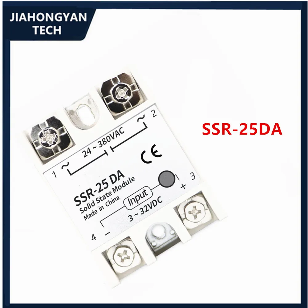 SSR-25DA SSR-40AA SSR-40DD 10A 25A 40A 60A 80A 100A دا DD AA الحالة الصلبة وحدة التتابع للتحكم في درجة الحرارة PID