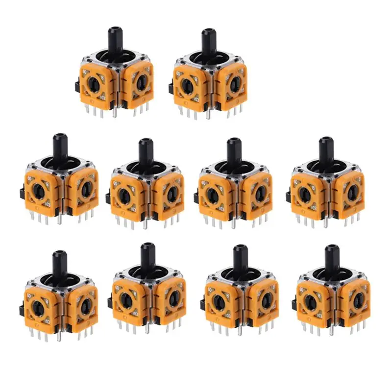 

10PCS 3D Joystick Potentiometer For PS5 Game Controller Joystick Repair Parts