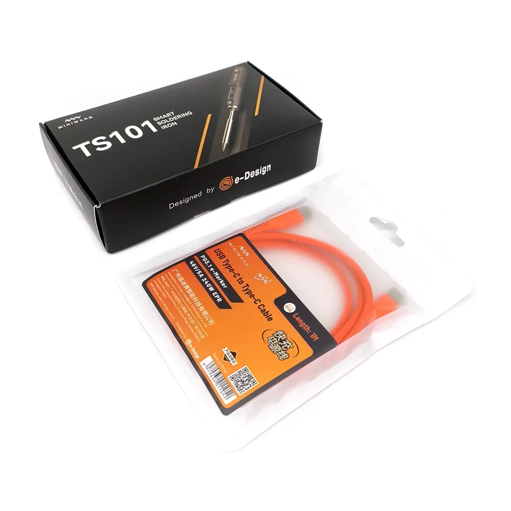 Miniware PD3.1 240W USB Typc C to Typc C Cable 5A Fast Charging Cable for TS101 MHP50 TS1C ES15S 1 Metre Hight Quality