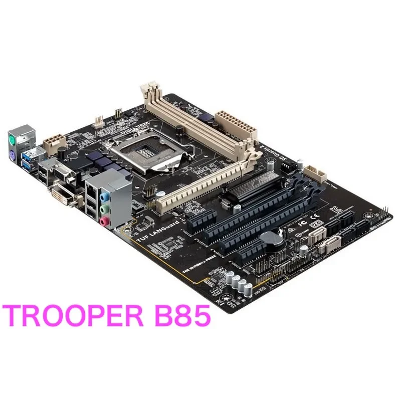 Suitable For ASUS TROOPER B85 Motherboard 16GB LGA 1150 DDR3 ATX B85 Mainboard 100% Tested OK Fully Work