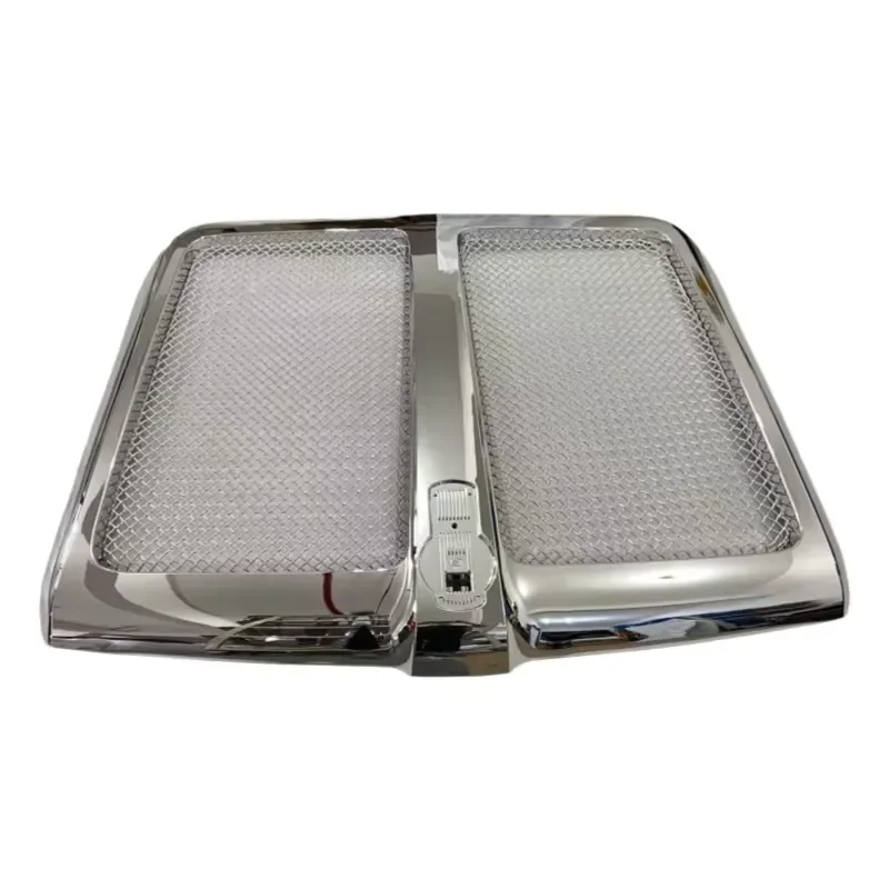 New Chrome Bumpers with Bugscreen for Kenworth T680 2013-2021 World Truck Part Replacement OE L29-6155-100 L45-6064-110