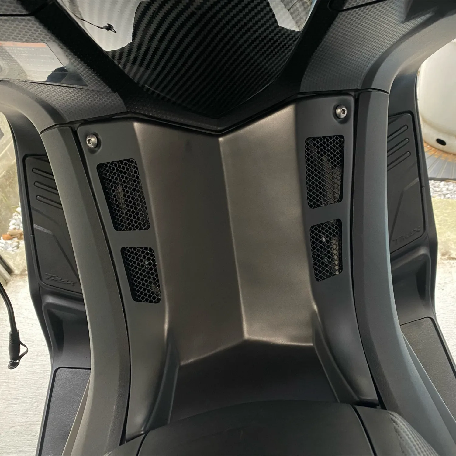 T-MAX530 tmax530 2012-2015 2016 스로틀 터널 커버 오토바이 ABS 터널 중간 보호 커버 TMAX530