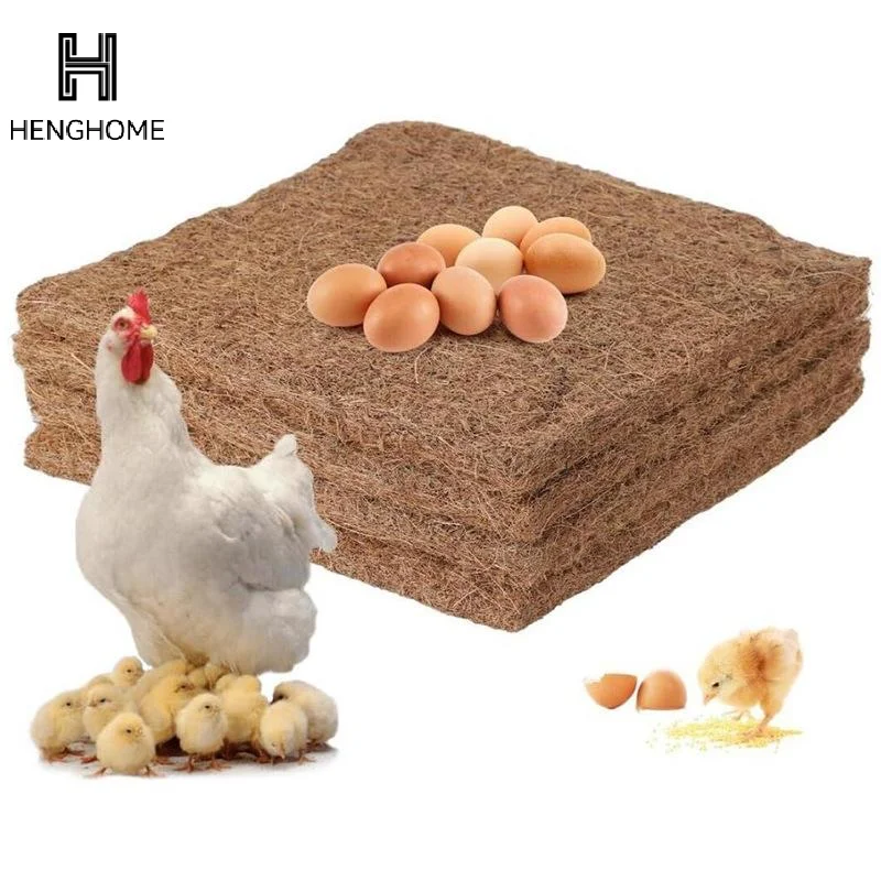 5/10pcs Nesting Liner Coconut Fiber Mat Nest Box Chicken Coop Chick Bird Rabbit Mat Warmth Pad Poultry Reptile Supplies