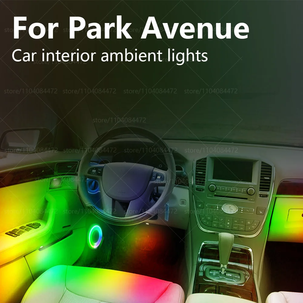 

Для Buick Park Avenue 22in1 RGB салон автомобиля акриловые автомобильные окружающие освещение RGB скрытая акриловая полоса декоративные аксессуары