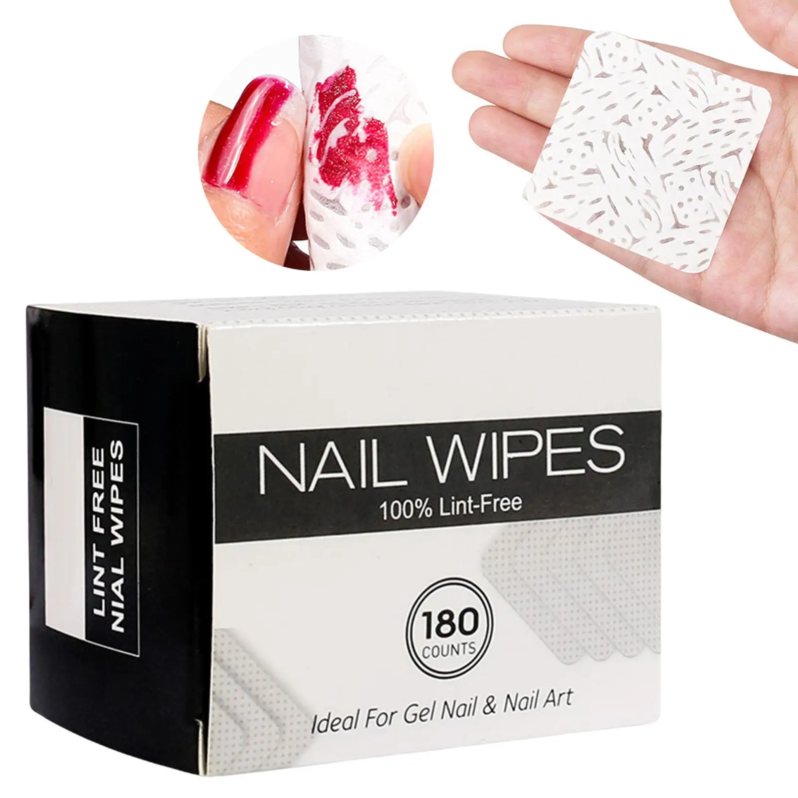 Nail Polish Remover Wipes Eyelash Extension Wipes Professional