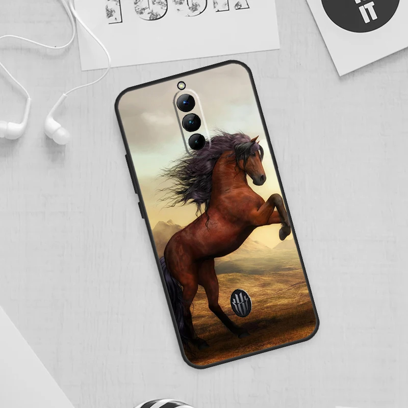 Horse Animal Phone Case For ZTE Nubia Red Magic 9 Pro 8 Pro Plus 6 7 6S 7S 8S Pro 6R 5S 5G Back Cover