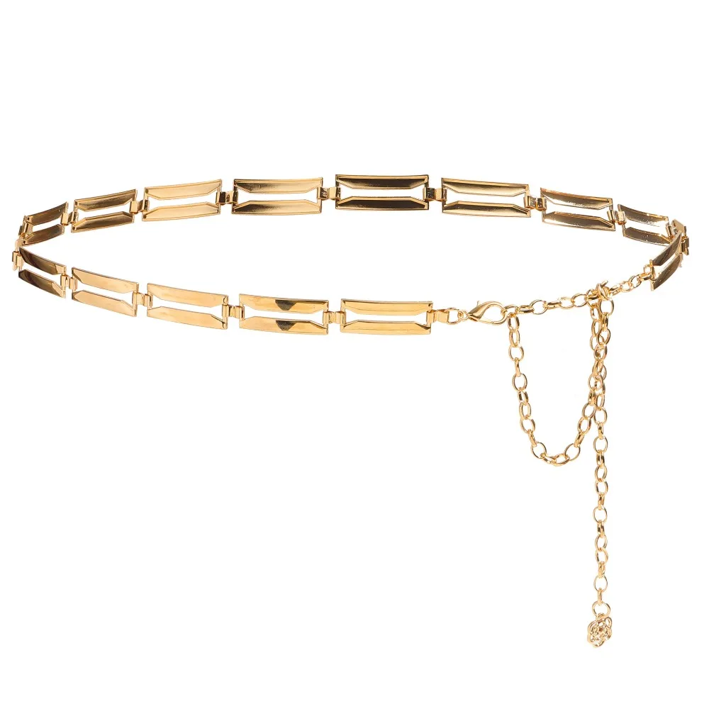 New Retro Metal Carved Waist Chain Belt Accessories for Wome