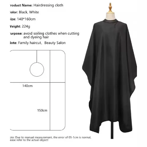 

Unisex Novel Style For Hairdressing Only Phone Visible Hairdressing Cape Unisex Antistatic Easy Clean