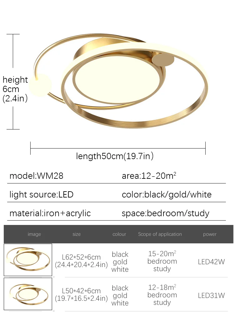 Plafonnier LED au Design Nordique Moderne et Simple, Luminaire Décoratif d'Nik, Idéal pour une Chambre à Coucher, Nouveauté 2024