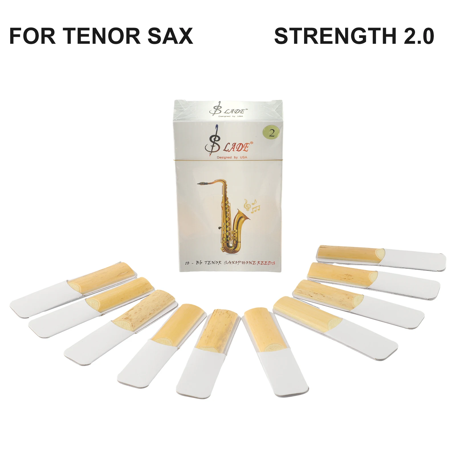 Sax Accessories Reeds Strength 2 2.5 3 For Tenor Sax Hardness 2/2.5/3 High Quality Reed Instrument Clarinet Parts