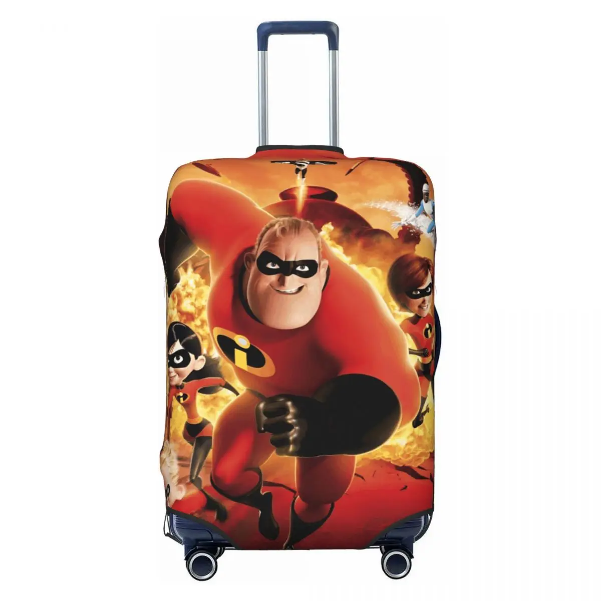 

Custom The Incredibles Luggage Cover Elastic Travel Suitcase Protective Covers Fits 18-32 Inch