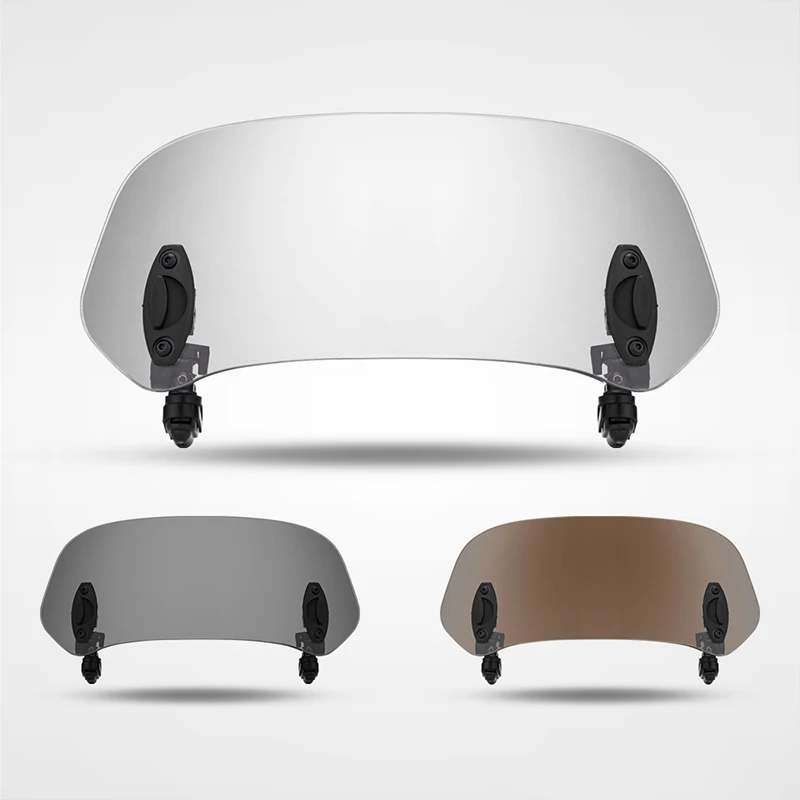 

Motorcycle Windshield Adjustable Spoiler Deflector Windscreen For yamaha raptor 660 cygnus 125 nmax 155 r1 2007 xmax 125 blaster