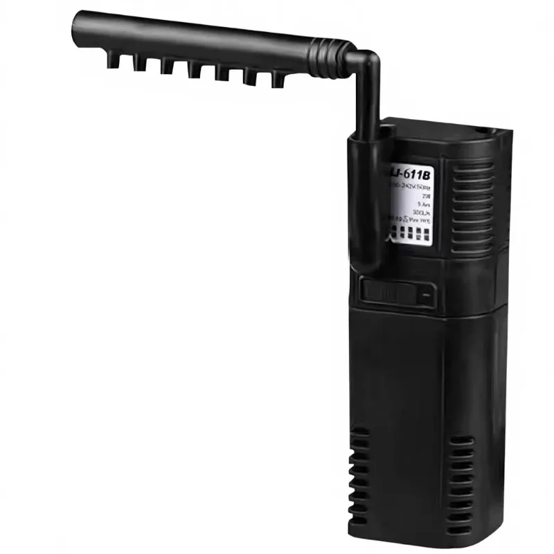 

SunSun Square Plastic Fish Tank Filter Three-in-One Water Purification Oxygen Generation Mute Built-in Small Tank Special Filter